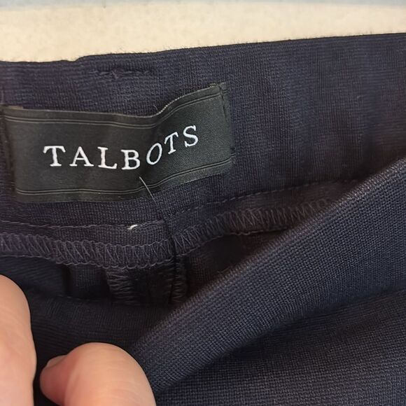Talbots pull on straight leg navy blue comfortable Women's Pants size 22W NWT! - Picture 6 of 10